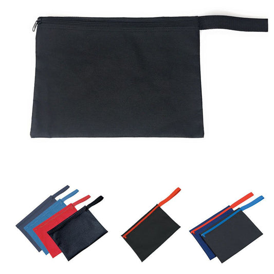 1 Dozen Large 12inch Bank Documents Deposit Bags Carry Pouch Zippered Wholesale Bulk-