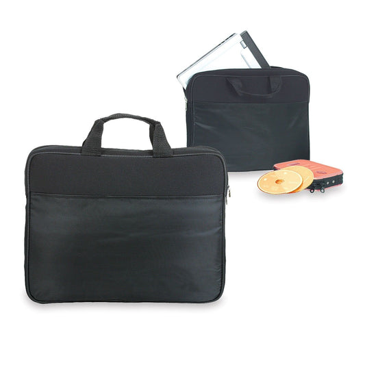 Small Laptop Computer Tablet Ipad Bag Sleeve Case Pouch Zipper Black To Fit 10.1inch Device-