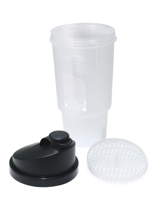 Smoothie Protein Shaker 20oz Mix Gym Bottle 100% BPA Free Screw On Lid Flip Open-