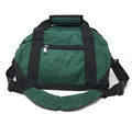 Sports Duffle Bag 14 inch School Travel Gym Locker Carry-On Luggage-DARK GREEN / BLACK-