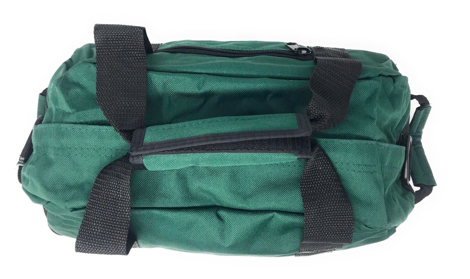 Sports Duffle Bag 14 inch School Travel Gym Locker Carry-On Luggage-ROYAL / BLACK-