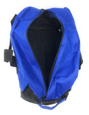 Sports Duffle Bag 14 inch School Travel Gym Locker Carry-On Luggage-ROYAL / BLACK- 4 image