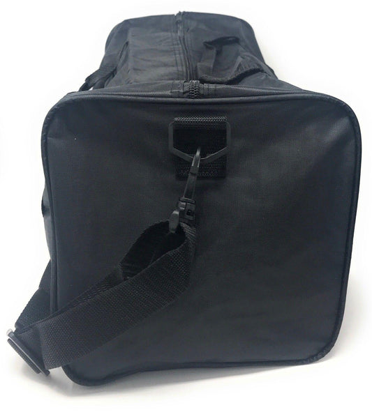 19inch Square Duffle Bags Nylon Travel Sports Gym Carry-On Luggage-BLACK-
