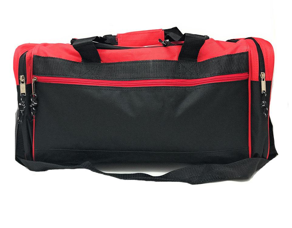 21 inch Square Heavy Duty Duffle Bags Travel Sports School Gym Work Luggage Carry-On, Red/Black 21 inch Square Heavy Duty Duffle Bags Travel Sports School Gym Work Luggage Carry-On, Red/Black