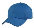 100% Cotton 6 Panel Low Crown Unstructured Baseball Hats Caps-ROYAL-