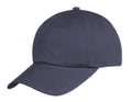 100% Cotton 6 Panel Low Crown Unstructured Baseball Hats Caps-NAVY-