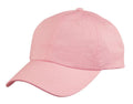 100% Cotton 6 Panel Low Crown Unstructured Baseball Hats Caps-PINK-