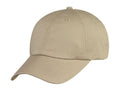 100% Cotton 6 Panel Low Crown Unstructured Baseball Hats Caps-KHAKI-