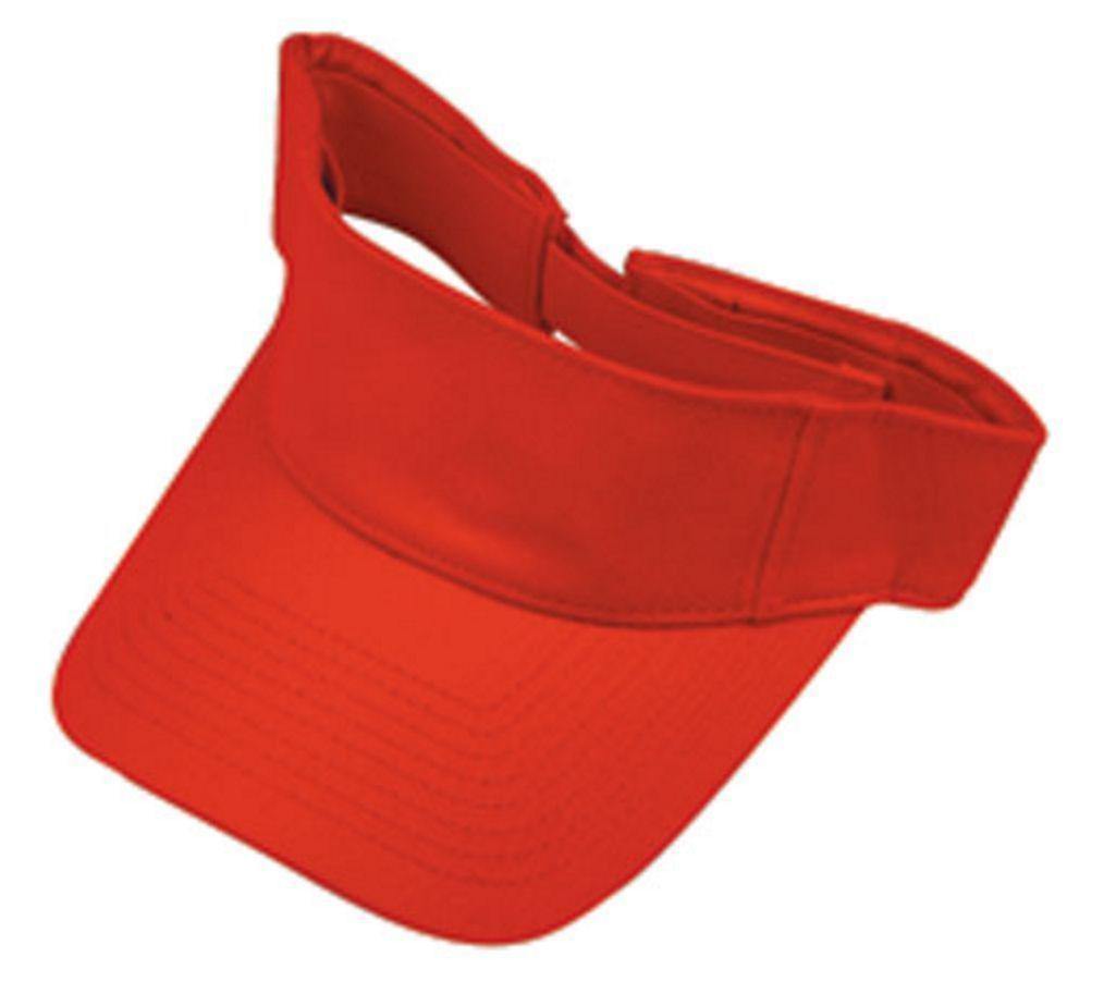 Blank Plain Cotton Visors Sun Hats Caps Beach Golf Tennis Summer-RED-