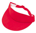 Summer Visors Caps Hats Sports Sun Beach Golf Wide Bill Cotton Mens Womens-Red-