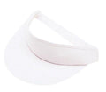 Summer Visors Caps Hats Sports Sun Beach Golf Wide Bill Cotton Mens Womens-White-