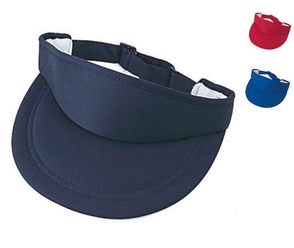 Summer Visors Caps Hats Sports Sun Beach Golf Wide Bill Tennis Golf Mens Womens-Red-