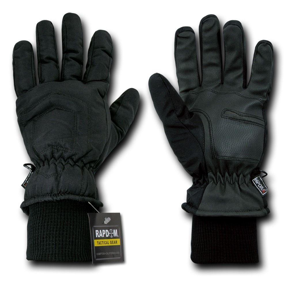 Super Dry Winter Tactical Patrol Army Military Black Gloves-Small-