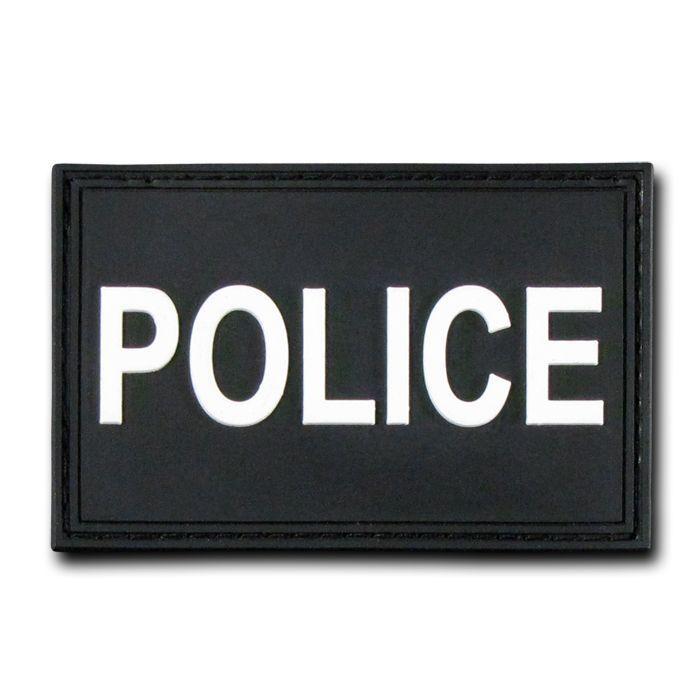 Tactical Operator Contracto 3X2 Rubber Patch Patches Rapdom-T90 - Police - Black-