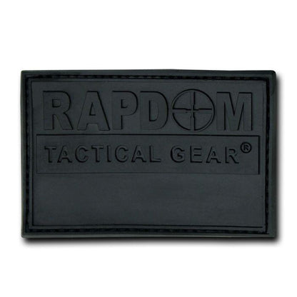 Tactical Operator Contracto 3X2 Rubber Patch Patches Rapdom-T90 - RAPDOM - Black-