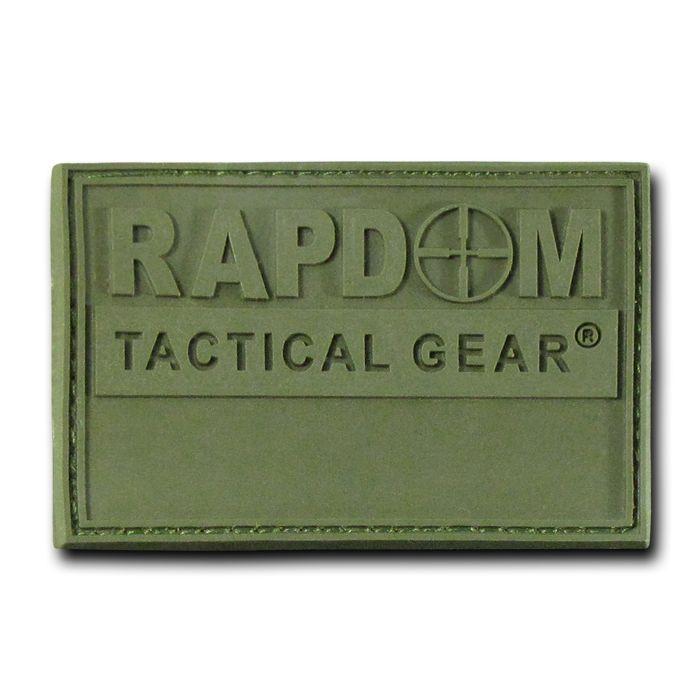 Tactical Operator Contracto 3X2 Rubber Patch Patches Rapdom-T90 - RAPDOM - Olive-