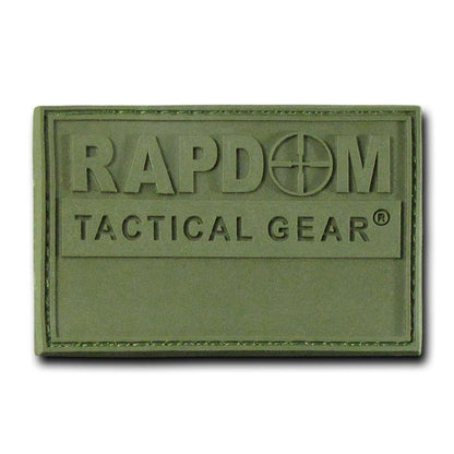Tactical Operator Contracto 3X2 Rubber Patch Patches Rapdom-T90 - RAPDOM - Olive-