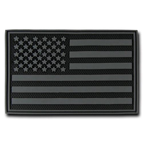 Tactical Operator Contracto 3X2 Rubber Patch Patches Rapdom-T90 - USA - Black2-