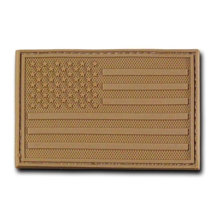 Tactical Operator Contracto 3X2 Rubber Patch Patches Rapdom-T90 - USA - Coyote-