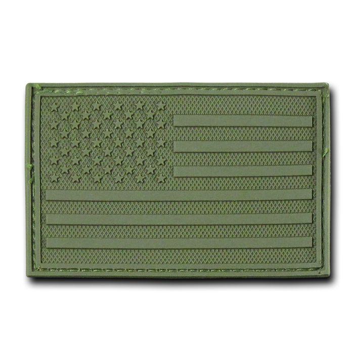 Tactical Operator Contracto 3X2 Rubber Patch Patches Rapdom-T90 - USA - Olive-