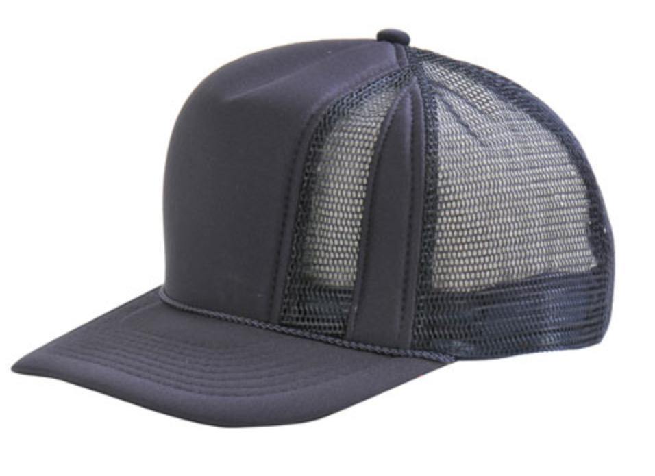 Trucker Front Mesh Blank Snapback Adjustable Hats Caps-DMC 001 ROYAL-