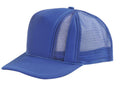 Trucker Front Mesh Blank Snapback Adjustable Hats Caps-DMC 001 ROYAL-