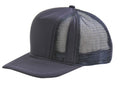 Trucker Front Mesh Blank Snapback Adjustable Hats Caps-DMC 004 NAVY-