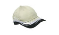 Flare Racing 6 Panel Low Crown Light Weight Brushed Cotton Baseball Caps Hats-Black/Khaki-