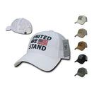 United We Stand USA Flag Patriotic Relaxed Fit Trucker Cotton Baseball Caps Hats-Black- 1 image