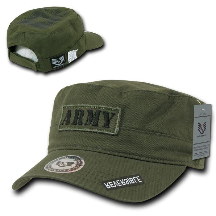 Rapid Dominance BDU Reversible Patrol Fatigue Cadet Cotton Caps Hats-Army Cap, Olive-