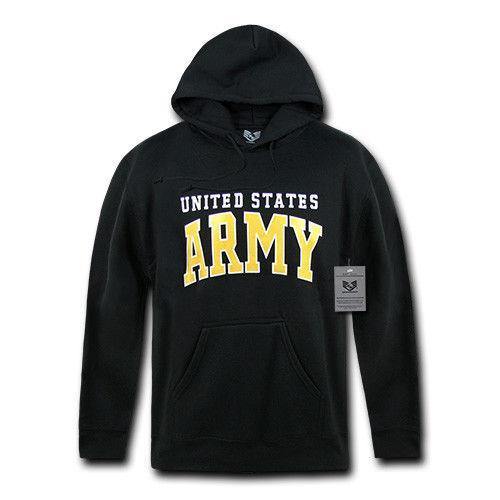 US Military Air Force Army Marines Coast Guard Navy Pullover Hoodie Sweatshirt-S46 - AIR FORCE - HEATHER GREY-Regular-Small