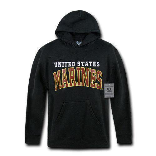 US Military Air Force Army Marines Coast Guard Navy Pullover Hoodie Sweatshirt-S46 - AIR FORCE - HEATHER GREY-Regular-Small
