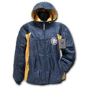 US Military Air Force Army Navy Marines Sports 2 Tone Windbreaker Rain Zipper-Navy - Navy-Large-R36 7 image