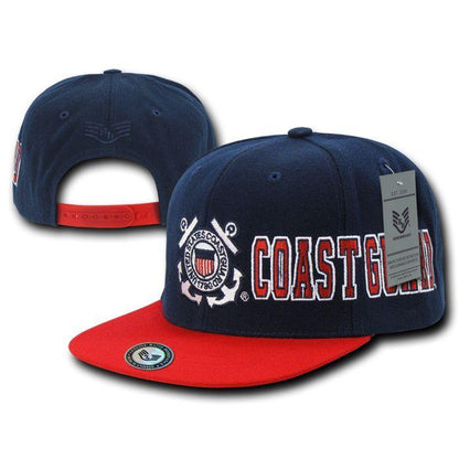 Rapid Dominance US Military Army Air Force Navy Marines Coast Guard D Day Caps Hats-Air Force - Navy/Grey-