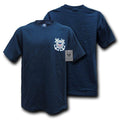 US Military Army Air Force USmc Marines Coast Guard Navy T-Shirt T-Shirts Tees-Coast Guard - Navy-X-Large-S26