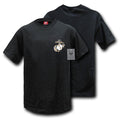 US Military Army Air Force USmc Marines Coast Guard Navy T-Shirt T-Shirts Tees-Marines - Black-Medium-S26