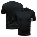 US Military Dri Cool Muscle Workout Fit Training Black Solid T-Shirts-Black-Regular-Small