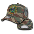 Rapid Dominance US Military Marines Army Camouflage Embroidery Baseball Caps Hats-940-Woodland - Army Logo-