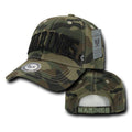 Rapid Dominance US Military Marines Army Camouflage Embroidery Baseball Caps Hats-940-Woodland - Marines-