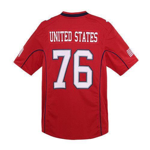 Rapid Dominance Sports Practice Graphic USA Football Jersey-USA-Black-Small-