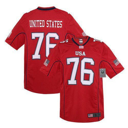 Rapid Dominance Sports Practice Graphic USA Football Jersey-USA-Black-Small-
