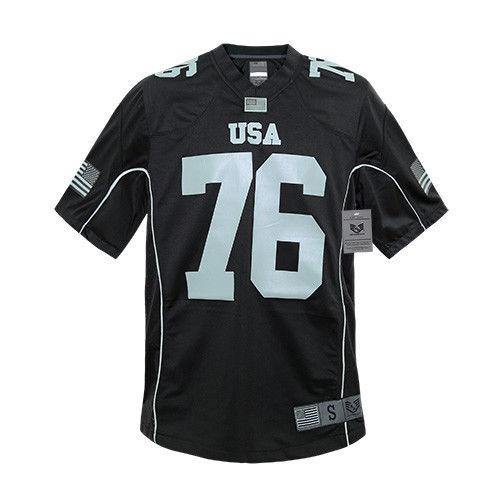 Rapid Dominance Sports Practice Graphic USA Football Jersey-USA-Black-Small-