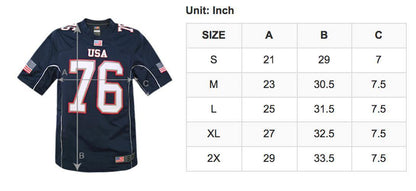 Rapid Dominance Sports Practice Graphic USA Football Jersey-USA-Black-Small-