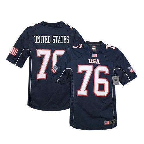 Rapid Dominance Sports Practice Graphic USA Football Jersey-USA-Black-Small-