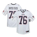 Rapid Dominance Sports Practice Graphic USA Football Jersey-USA-White-Small-