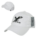 USA American Flag United We Stand Gadsden Baseball Dad Caps Hats Cotton Polo-A03-White -Live Free or Die-