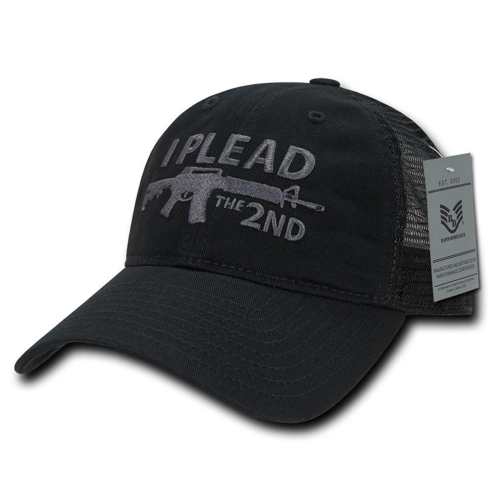USA Flag Freedom United Patriotic Military Relaxed Fit Trucker Baseball Cap Hats-Freedom - Black-