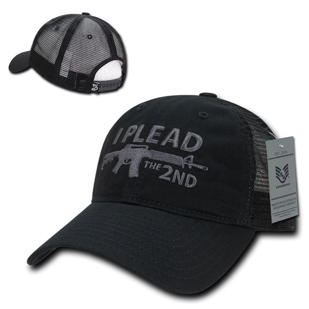 USA Flag Freedom United Patriotic Military Relaxed Fit Trucker Baseball Cap Hats-Freedom - Black-