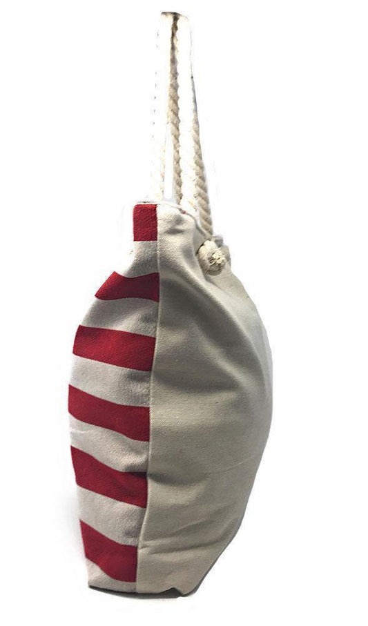 USA Flag Patriotic Canvas Reusable Eco Grocery Shopping Beach Gym Work Tote Bag-