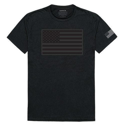 USA Flag Patriotic United We Stand Thin Red Line Freedom Cotton T-Shirts-Red/Blue/White Flag1-Regular-Small
